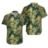 Campbell of Argyll (no guards) Tartan Vintage Leaves Hawaiian Shirt